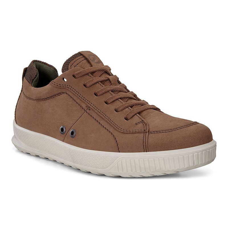 Men Casual Ecco Byway - Sneakers Brown - India PIVWCG485